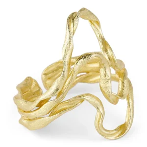 Pure By Nat Willow ring – 24K guldbelagt