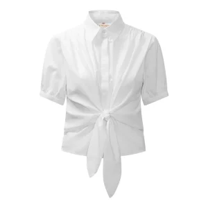 Karmamia Lee Skjorte Kort White Cotton