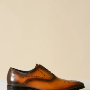 Brun lædersko, Marc Darcy Jake - Wingtip brogue