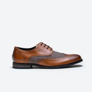 Cavani Oliver Tweed Sko - Brun
